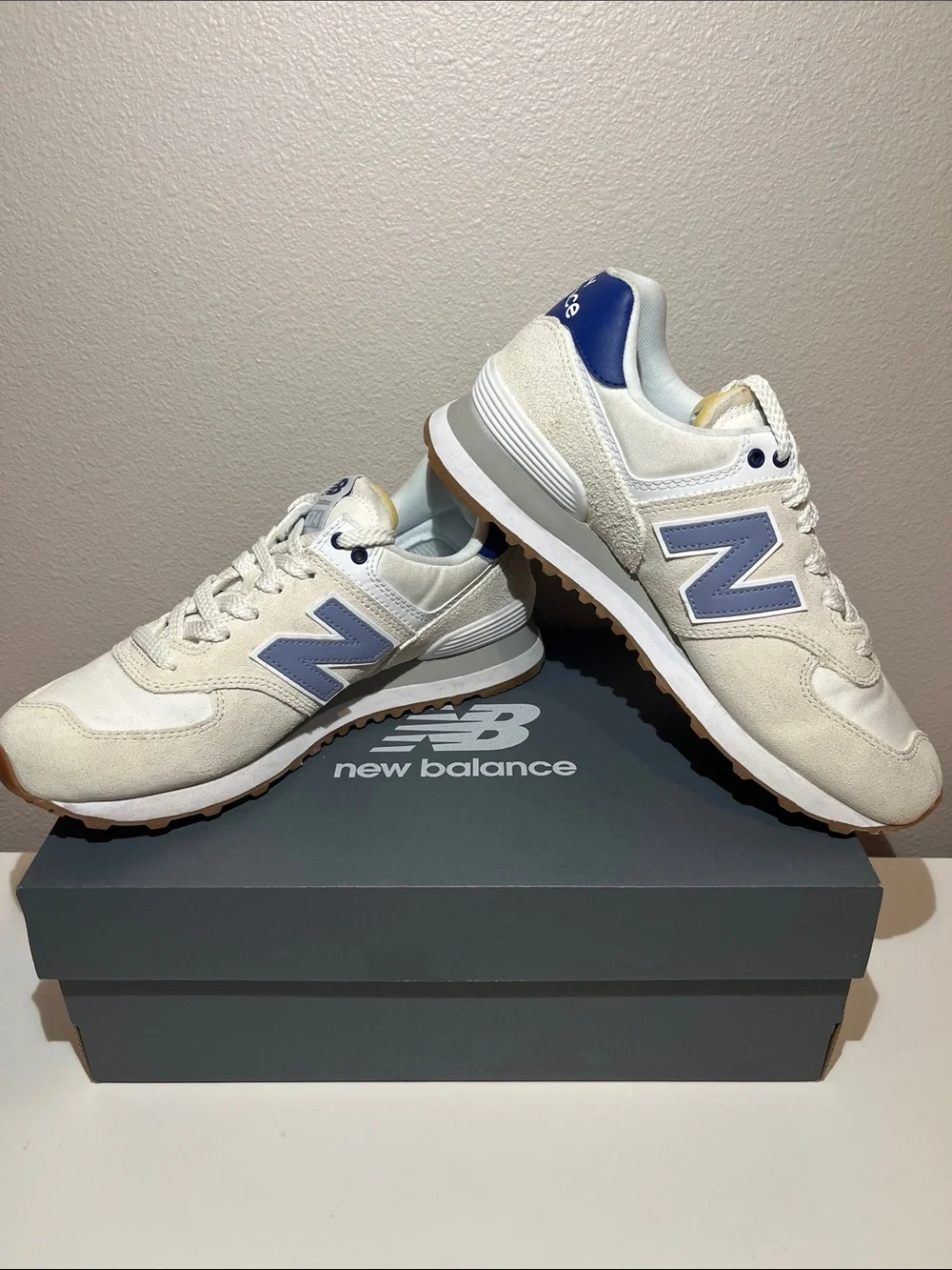 New Balance Classics 574 - Linen/Indigo